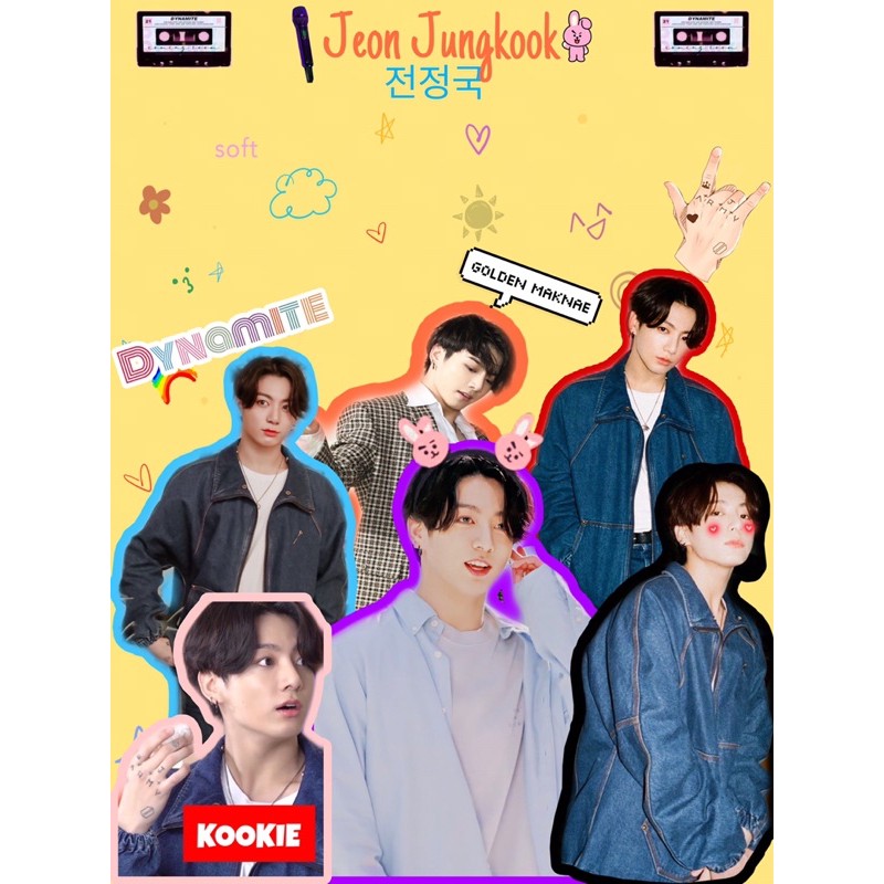 Ready Mini Poster Bts Dynamite Member Jungkook Shopee Indonesia