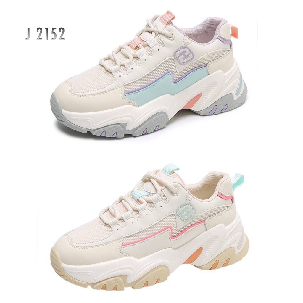 SEPATU WANITA SNEAKER ALA FASHION KOREA QOMAR 2152