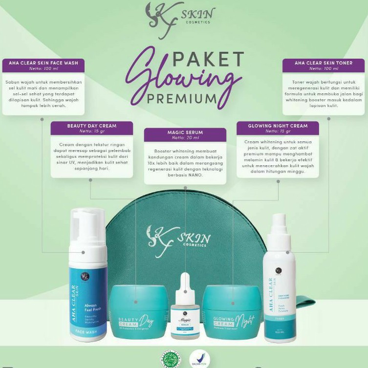 KF SKIN GLOWING / KFSKIN TOSCA / KF SKIN TOSCA BPOM