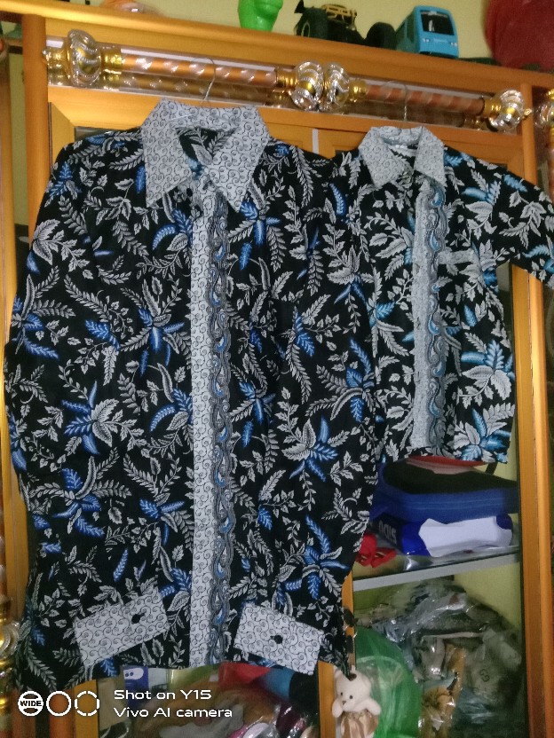 Baju Batik Couple Ayah Anak//kemeja Kapel Anak Ayah
