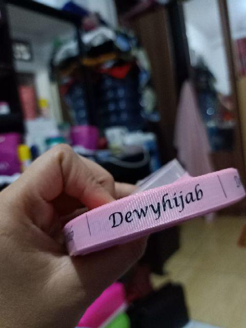 Sablon 1 W Lebel Baju Bahan Satin 2cm Pajang 18 Cm Jadi 200 Baju