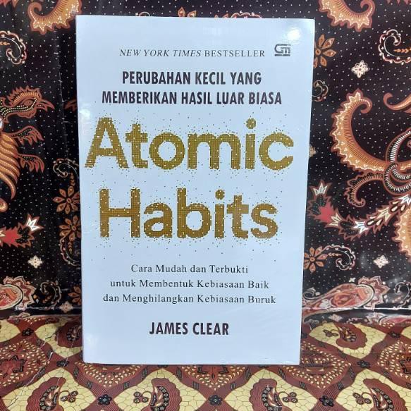 [MLP.16Jl21ι] buku motivasi atomic habits karangan james clear bahasa indonesia