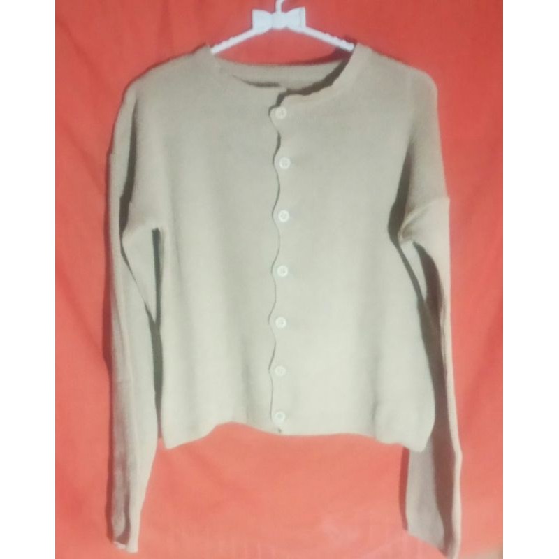 Bailey Cardi Rajut | Crop Angel Crop TOP | Ada Harga Ada Kualitas-Krem