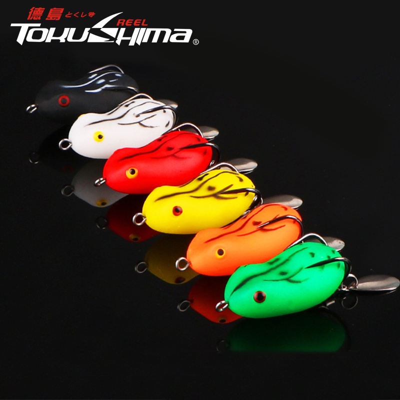 exp Soft frog Top Water Lure Umpan Ikan 4.5cm/7g 5cm/9g relix nusantara Soft Plastic Lure Umpan Mancing sawa d Soft frog Umpan Pancing Buatan Alat Pancing Murah Umpan Pancing Kail Pancing Alat Pancing