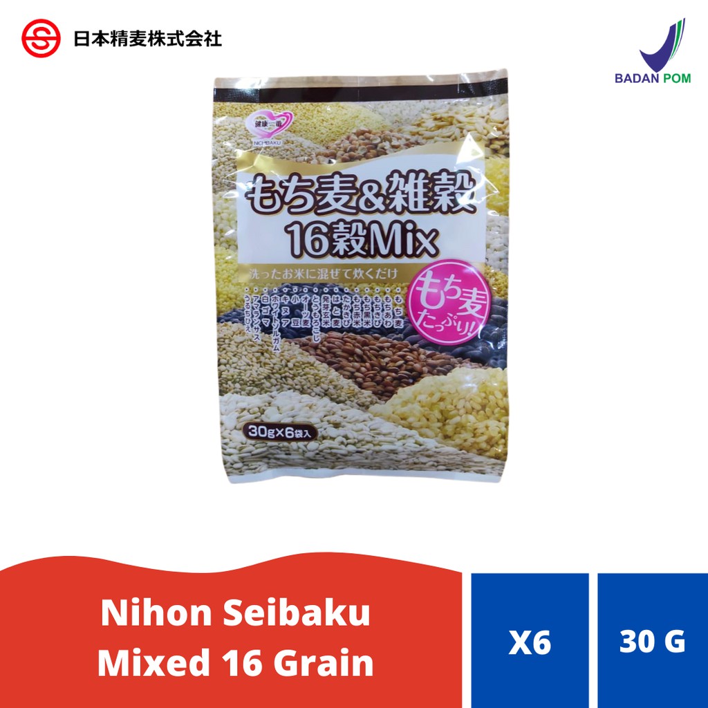 

Nihon Seibaku Mixed 16 Grain (30 gr x 6)