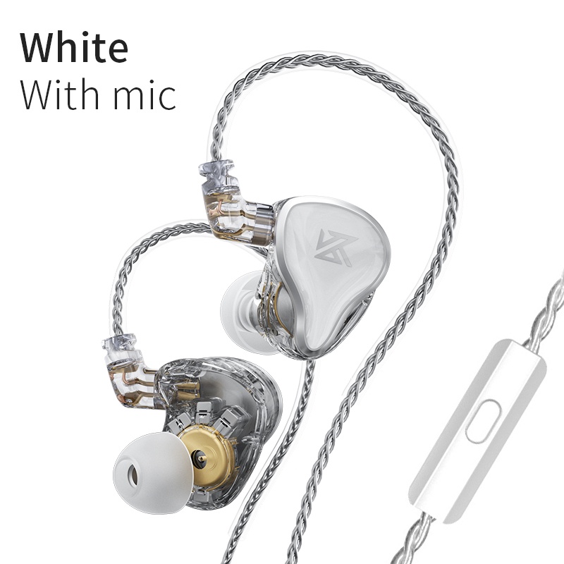 Kz Zas 7ba 1dd 16 Earphone In Ear Hybrid Hifi Bahan Metal Untuk Olahraga