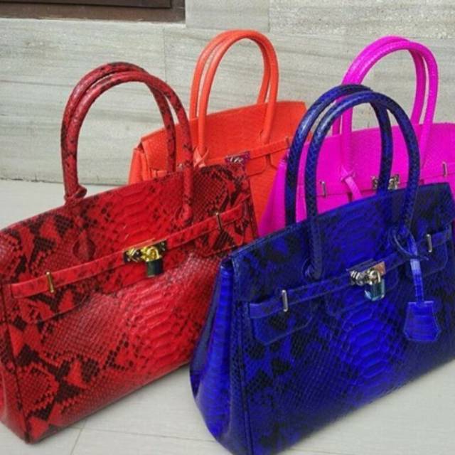 Tas Request Kulit Ular Original