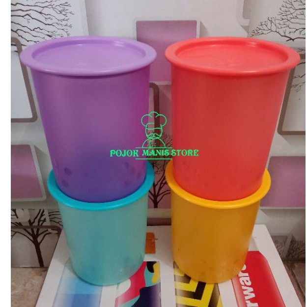 Toples Polka Canister 1.25 Liter Tupperware