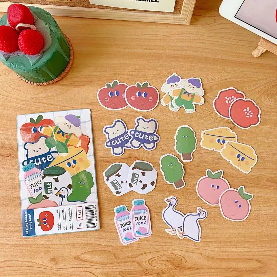 

Premium Sticker Pack Bear and Friends 20pcs