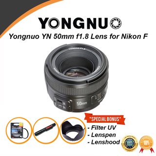 Yongnuo YN50mm F18 Nikon - Lensa Fix Nikon Yongnuo YN 50mm