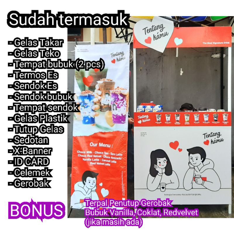 

Jual Murah Over Franchise Tentang Kamu Drink + Perlengkapan LENGKAP