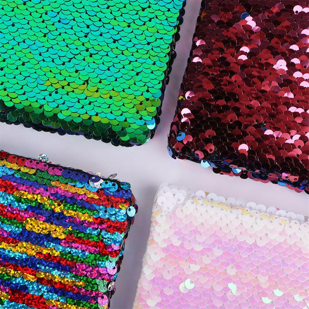 Mxbeauty Sequin Notebook Anak Perempuan Tulisan Kreatif Bantalan Untuk Alat Tulis Anak A5 Notepad