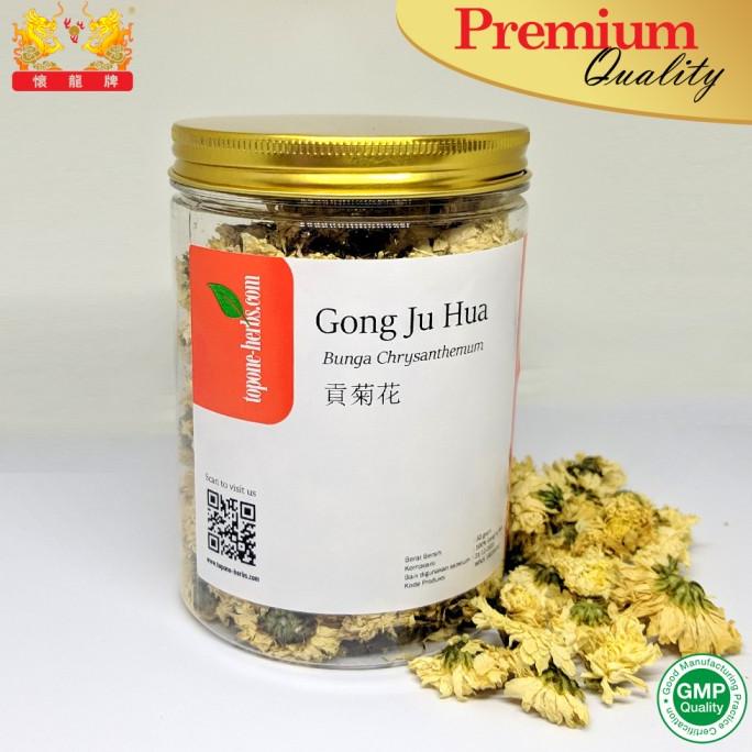 

[COD] Bunga Chrysanthemum Putih PREMIUM, Gong Ju Hua (50 gr) [COD]