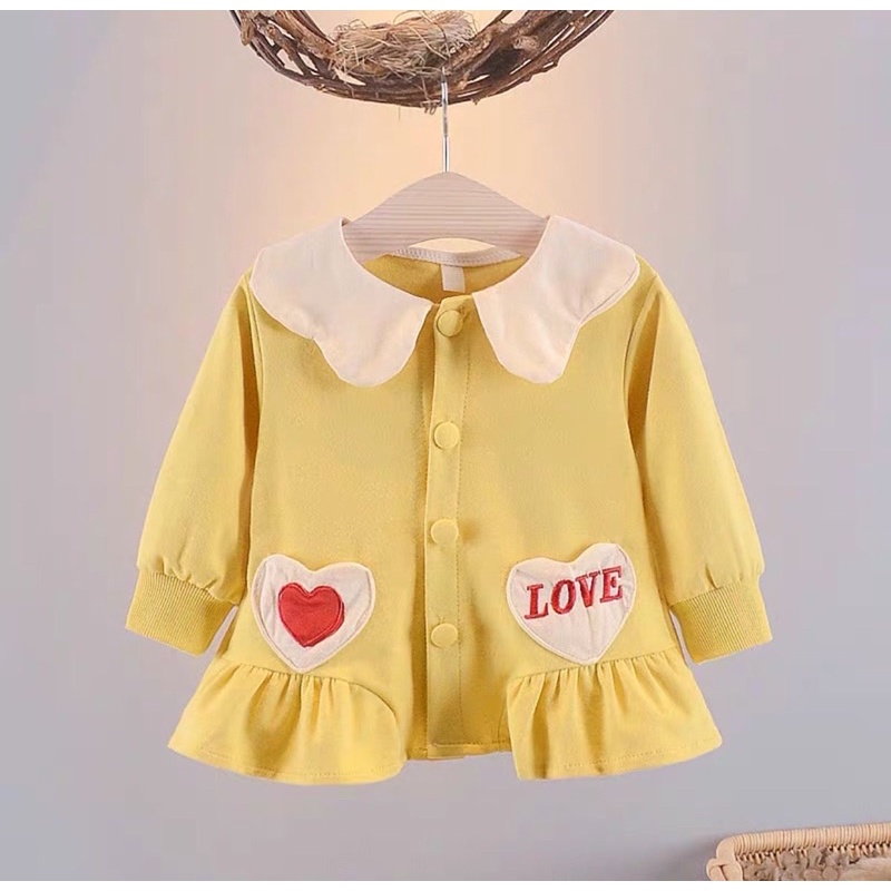 BAJU ATASAN ANAK IMPORT CHINA/ ATASAN IMPORT/LOVE TWO FRONT IMPORT