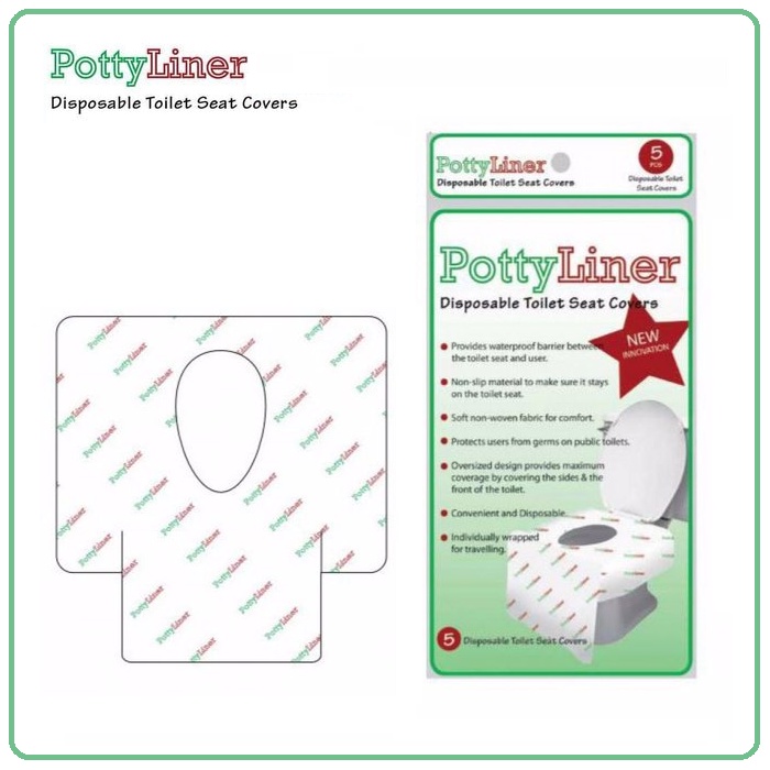 Potty Liner Disposable Toilet Seat Covers PREMIUM (5pcs)