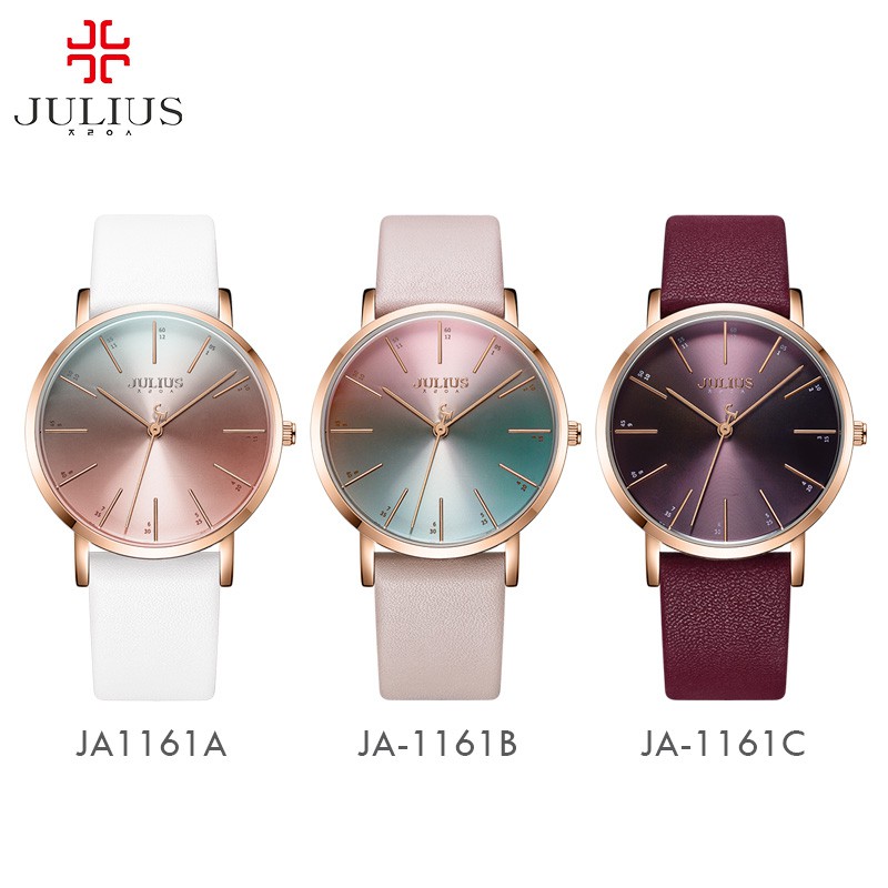 Julius JA-1161 / JA1161 Jam Tangan Wanita Korea Original Desain Cantik dan Elegan