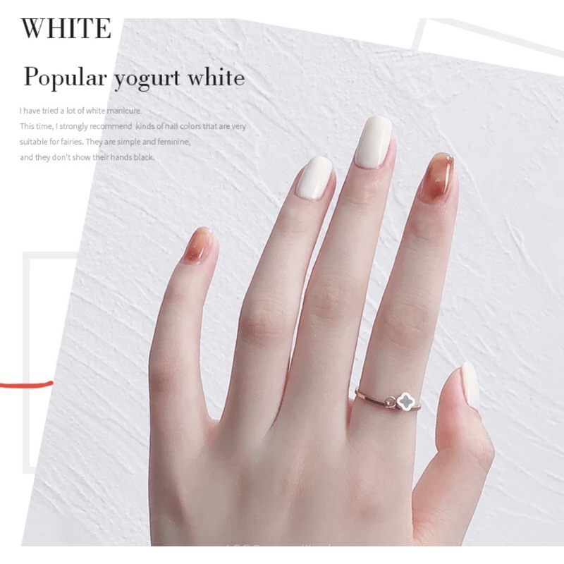 AS Yogurt White Nail Polish Gel Uv 15ml