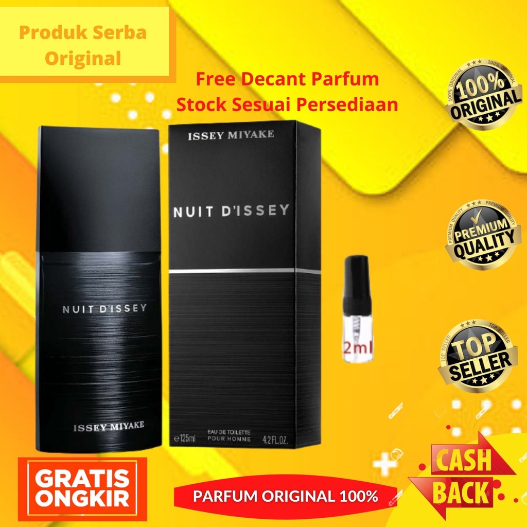 Parfum Parfume Perfume Perawatan Asli Original Pria Laki Laki Cowok Issey Miyake Nuit D Issey for Me