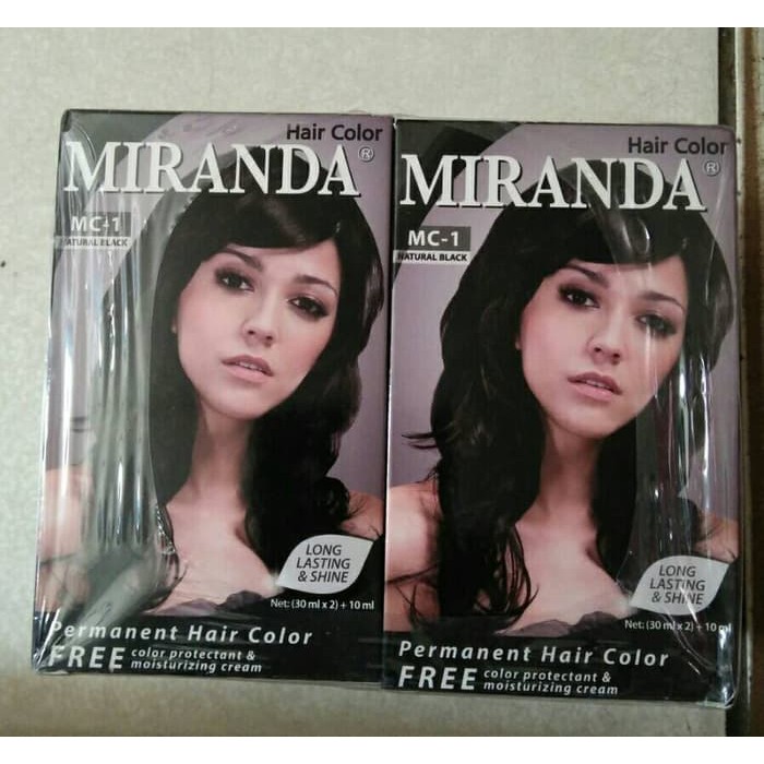 Limited Edition Pewarna Cat Rambut Miranda Warna Hitam Cr390