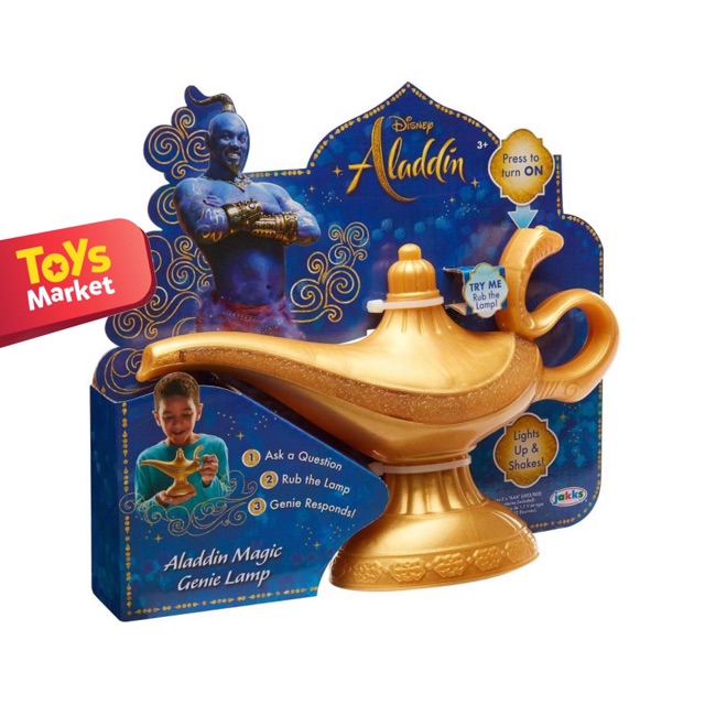 Jual Disney Aladdin Magic Genie Lamp Light Up & Shakes! | Shopee Indonesia