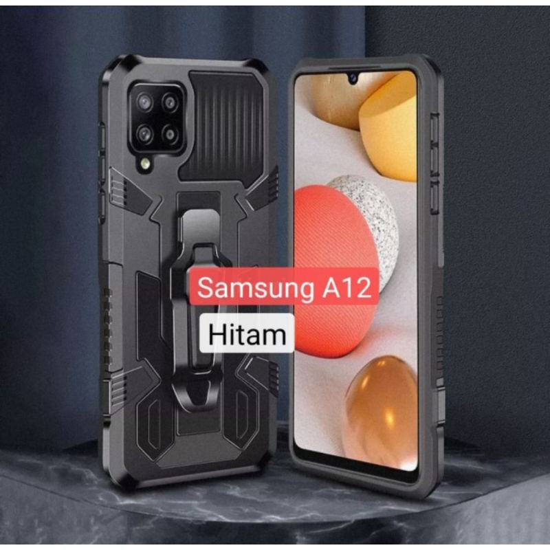 Samsung Galaxy A12 / M12 Case Standing armor cesing back cover