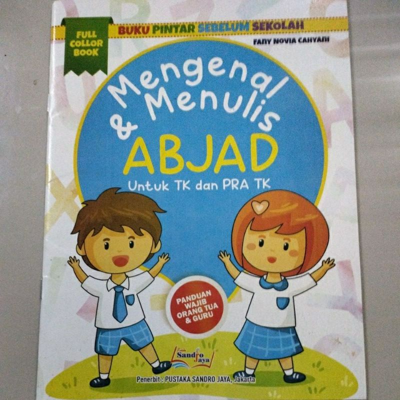 Buku Paud dan TK, Mengenal & Menulis Abjad