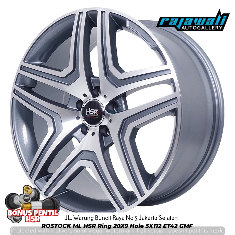 VELG MOBIL MURAH ROSTOCK ML RING 20 - MERCY ML AUDI MERCEDEZ BENZ