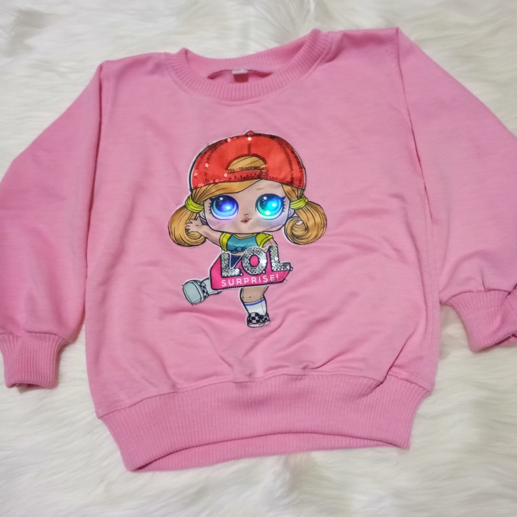 Baju Sweater anak Perempuan Led