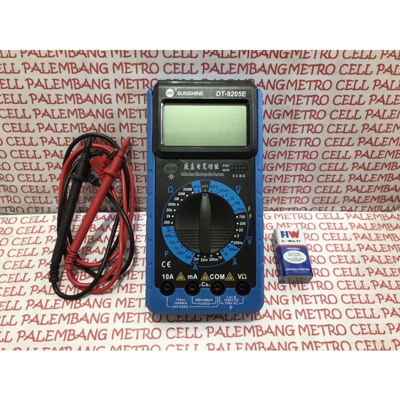 ADIGITAL MULTIMETER SUNSHINE DT-9205E