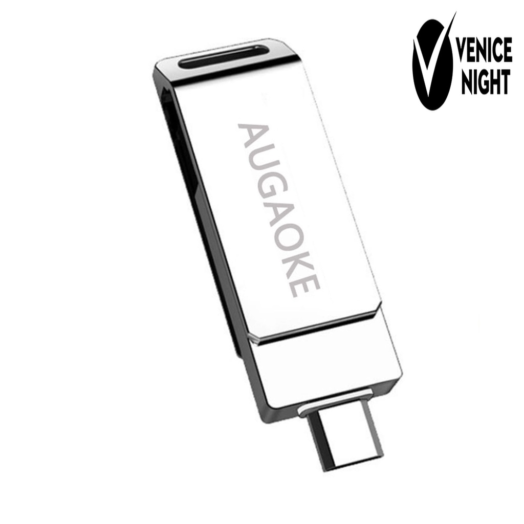 (SF) Augaoke 256 / 512GB / 1TB / 2TB Flashdisk USB 3.0 OTG High Speed Anti Air Bahan Metal Untuk Komputer