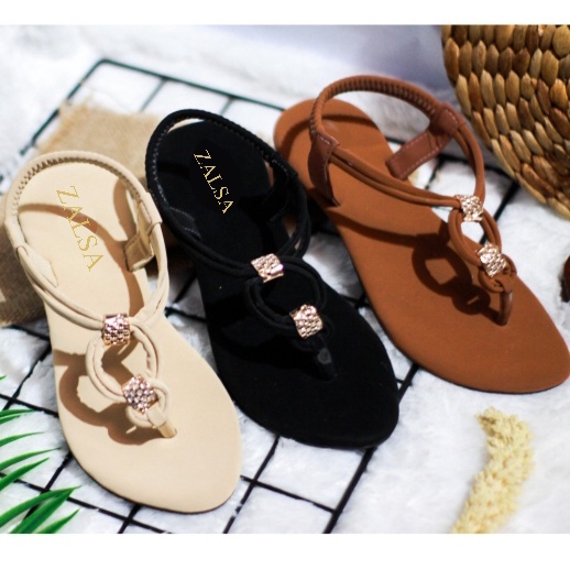 Sandal Teplek/Flatshoes wanita CINCIN PERMATA