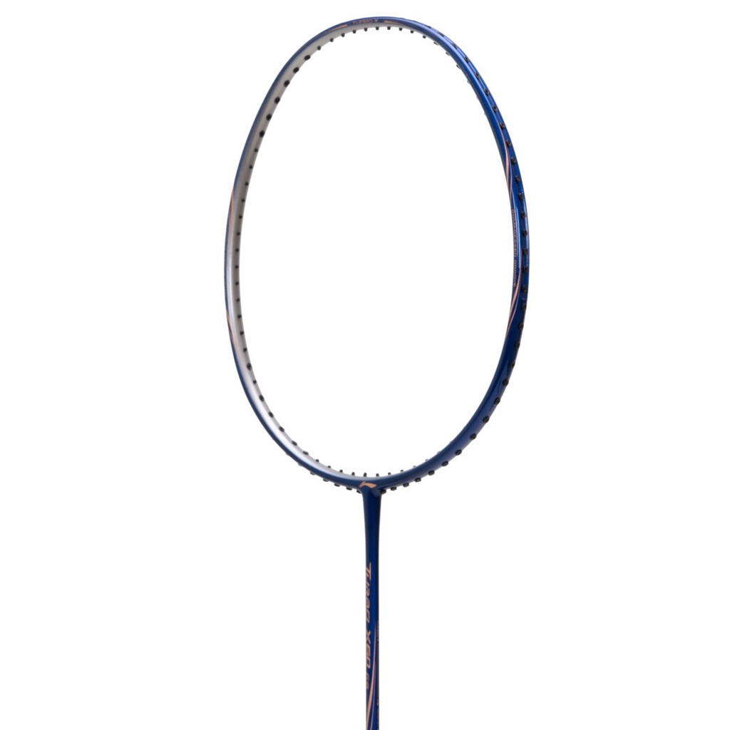 Li-Ning Badminton Racket Turbo 60 G5 Navy/Gold AYPR158-4  Bundle Cover + String + Grip