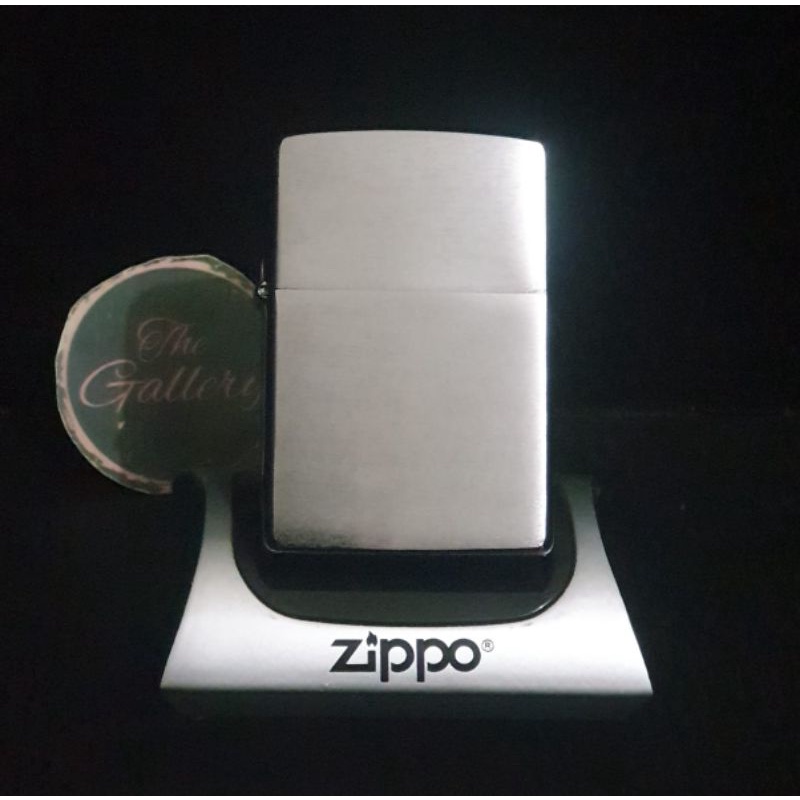⭐⭐⭐⭐⭐ 200 ORIGINAL ZIPPO BRUSHED CHROME CASE / CASING ONLY
