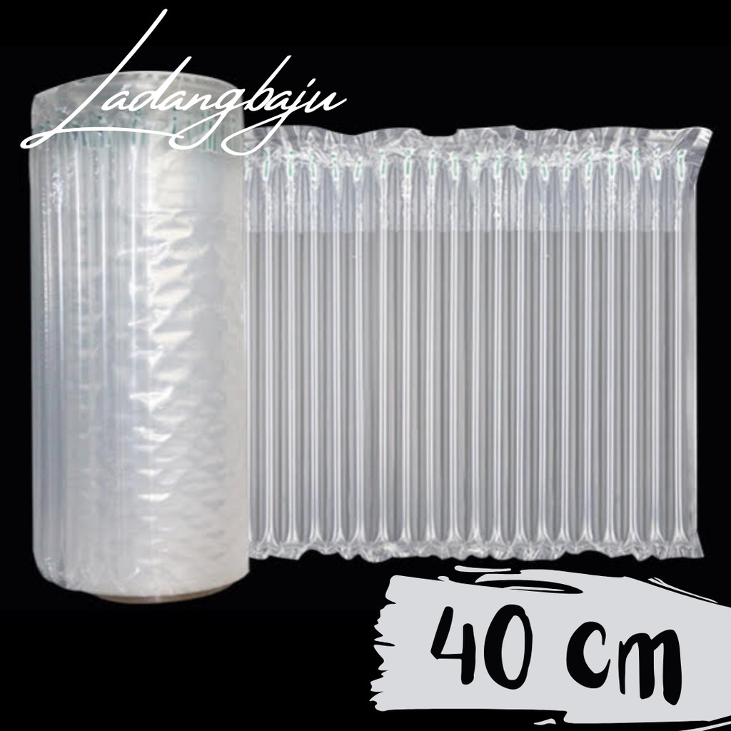 

40 cm Bubble Wrap Inflatable Roll / Poly Air Bag Cushion Packing (meteran)