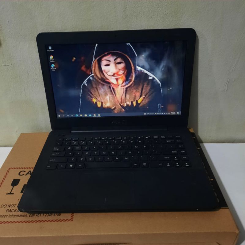 Laptop Asus X455WA Amd E1-6010 Vga Amd Radeon R2 Graphic Layar 14 inch Windows 10 Gaming editing desain