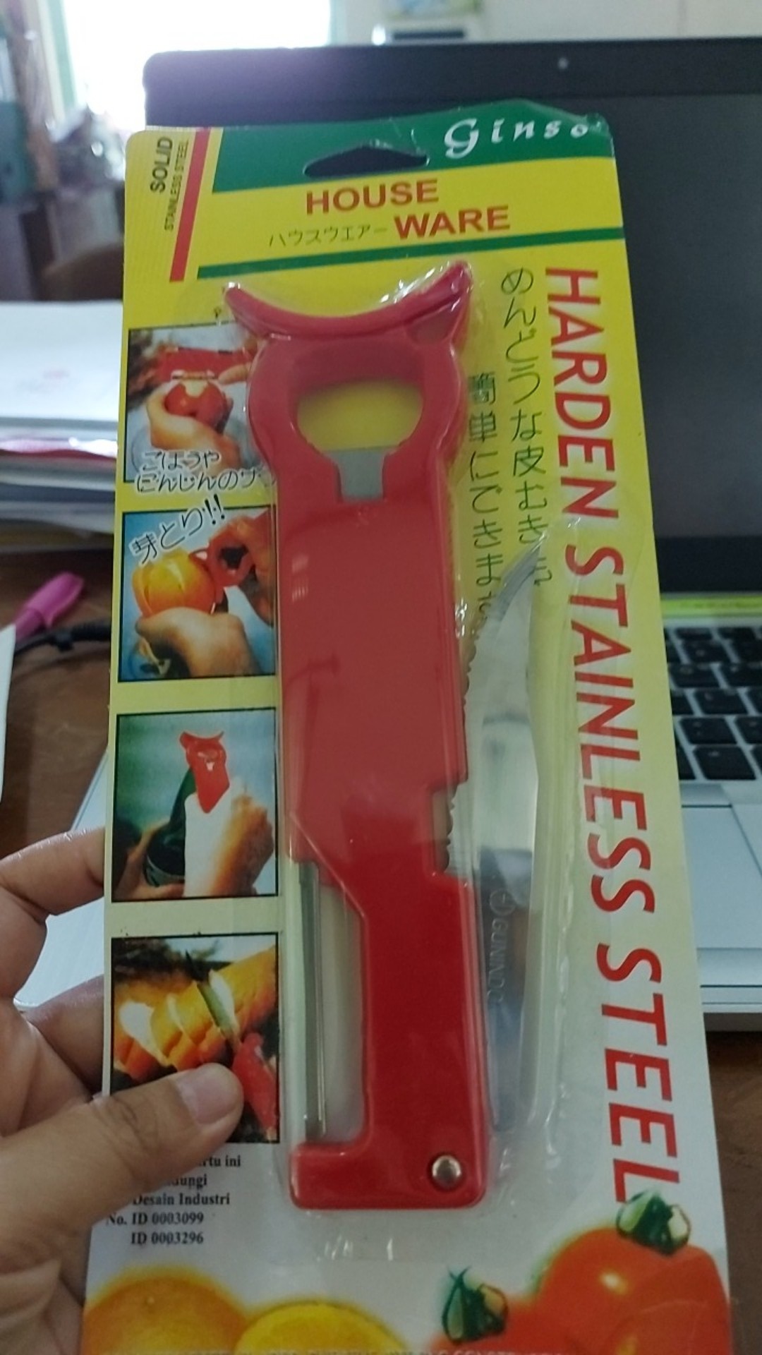 Alat Pengupas/peeler Multifungsi 4in1 Ginso