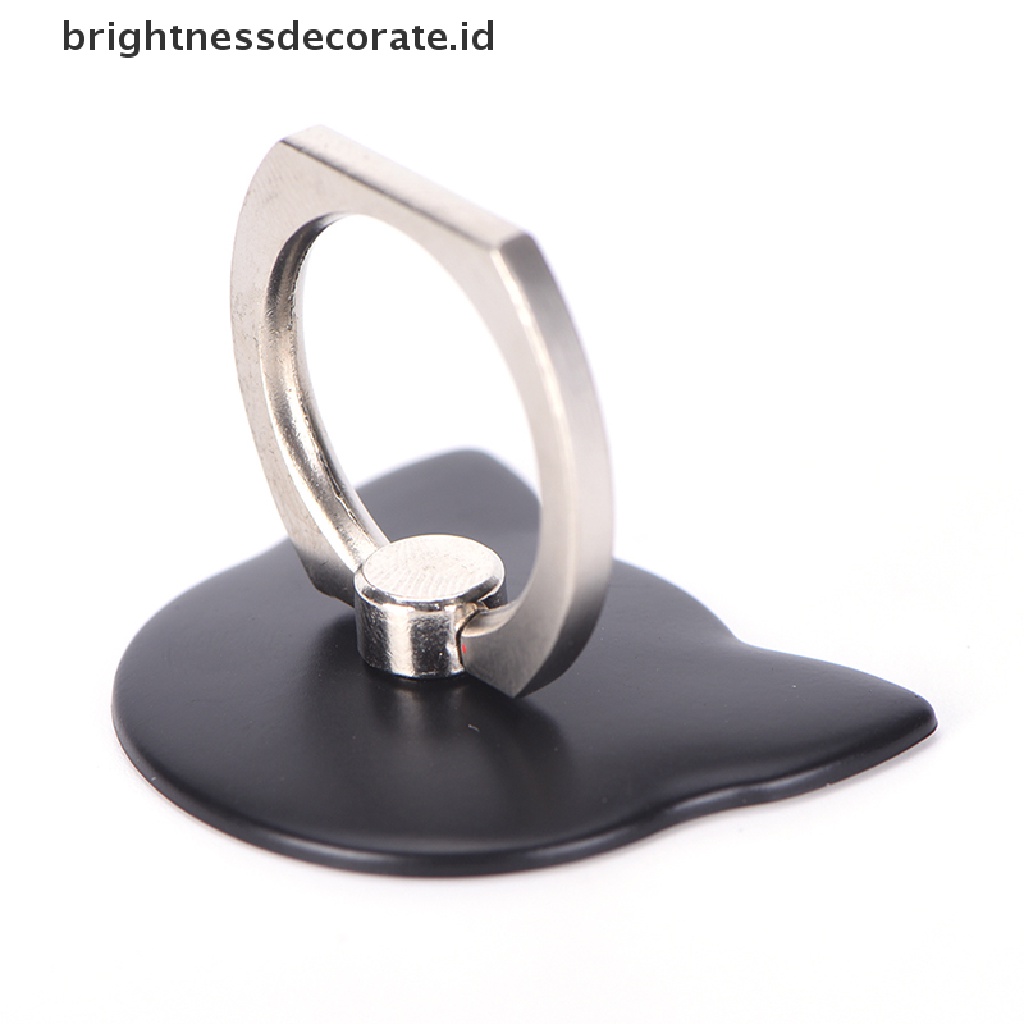 (Birth) Ring Stand Holder Bentuk Kucing Rotasi 360 Derajat Untuk Iphone (Id)