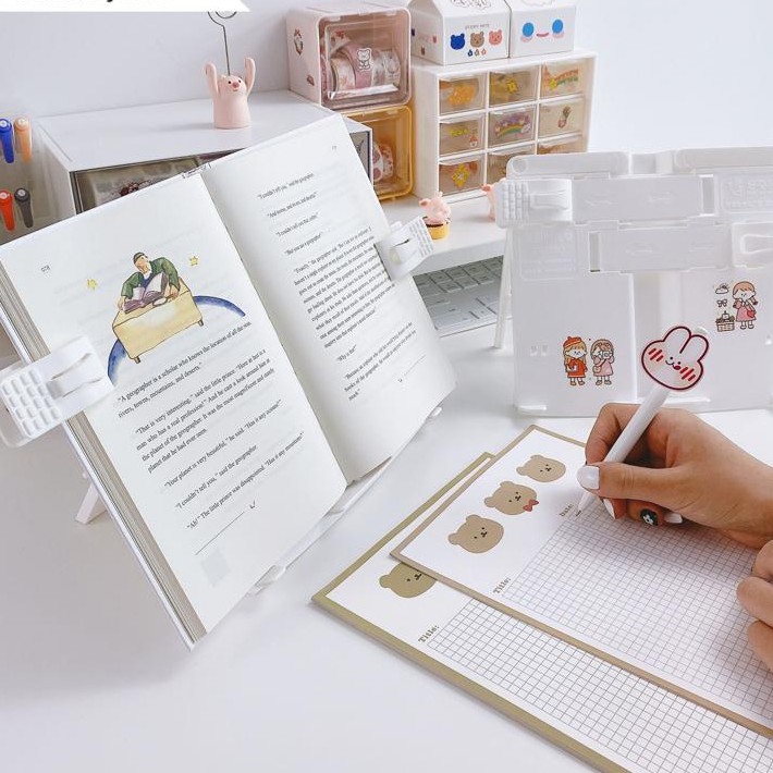 

Book Shelf Reading Rack Desktop Decorate Children Book Holder Book Stand Easel