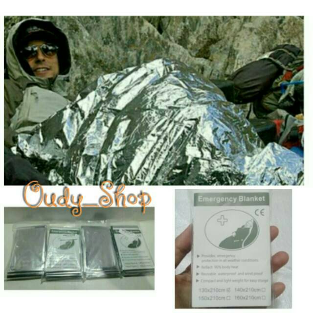 Emergency Blanket - Selimut Anti Dingin Hipotermia - Selimut Camping Gunung