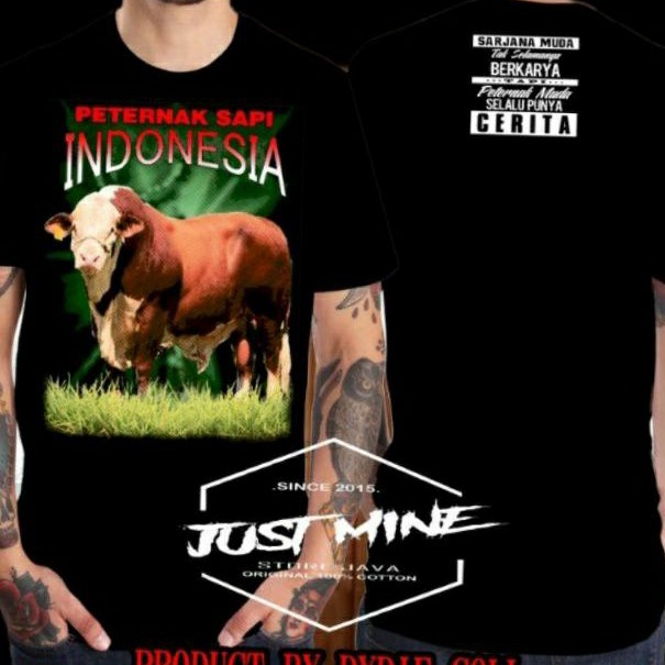 KAOS PETERNAK SAPI INDONESIA
