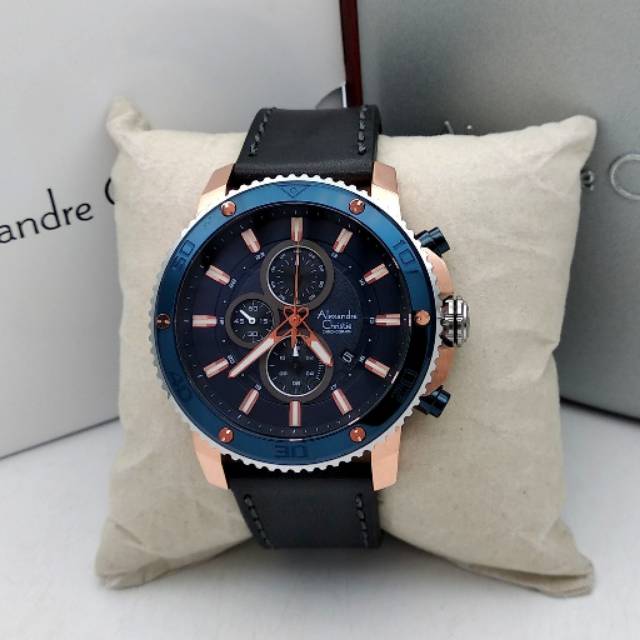 Jam tangan pria Alexander Christie 6509 Ac 6509