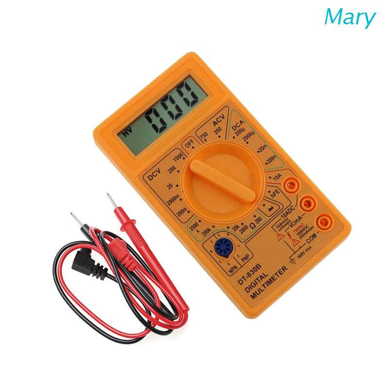 Mary DT-830B Multimeter / Voltmeter / Ohmmeter Digital LCD Auto Range