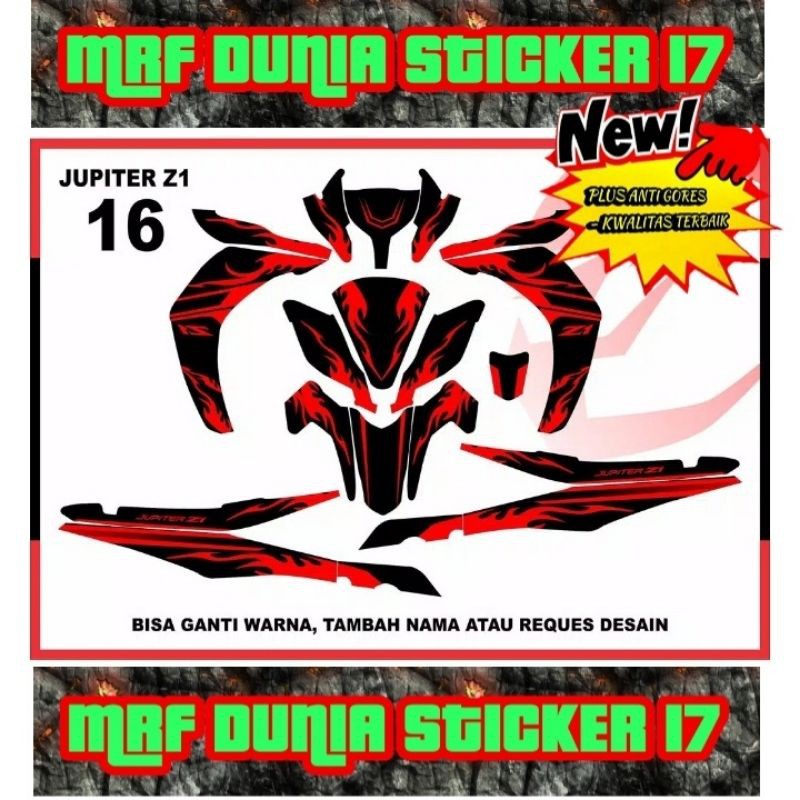 Sticker decal Jupiter Z1 Full Body Striping Jupiter Z1 Sticker Jupiter Z1 Sticker Jupiter Z1 16
