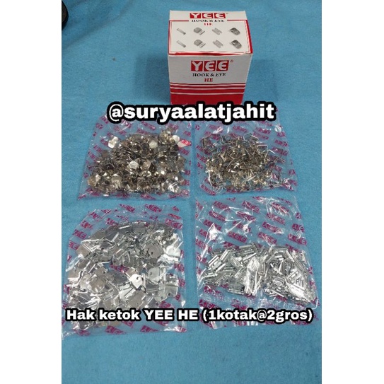 Hak YEE HE (1kotak@288set) =Rp.65.000/288set