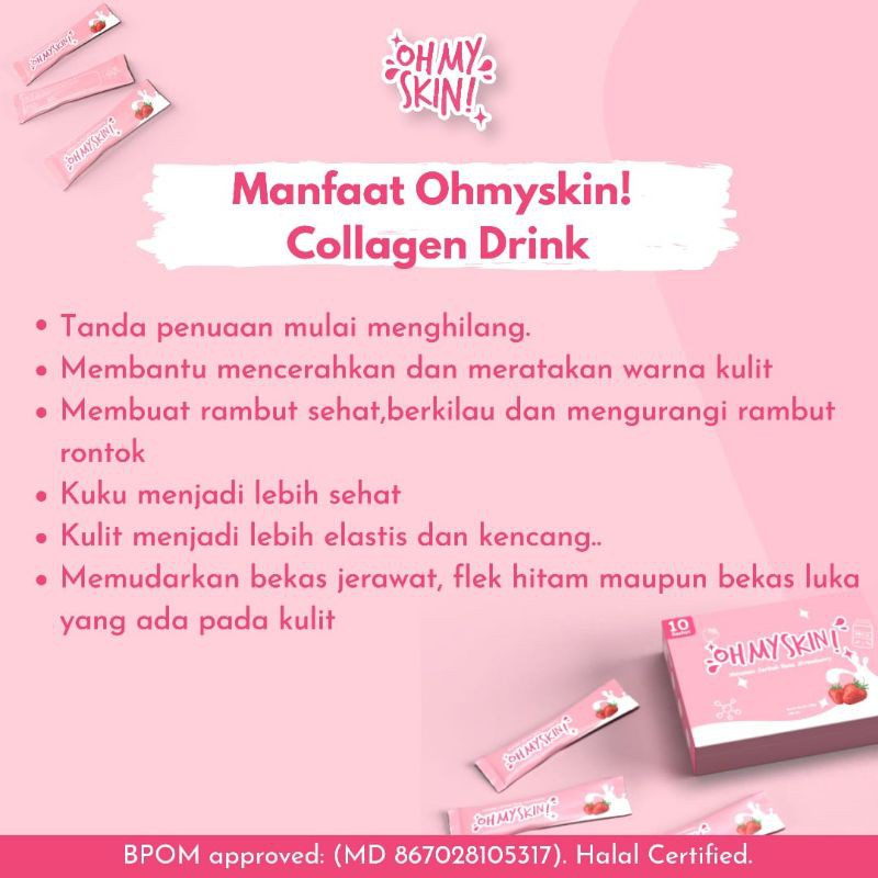 OHMYSKIN COLLAGEN DRINK (Free Gift) - ohmyskin.officiall