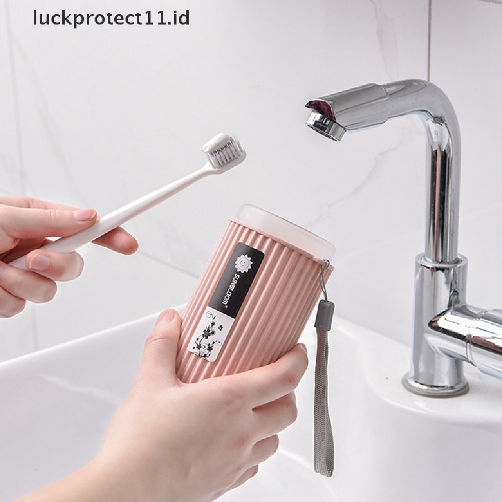 &lt; Luckprotect11. &lt; LuckproteksiId &gt; Kotak Penyimpanan Pasta Gigi portable Untuk Travel / Camping