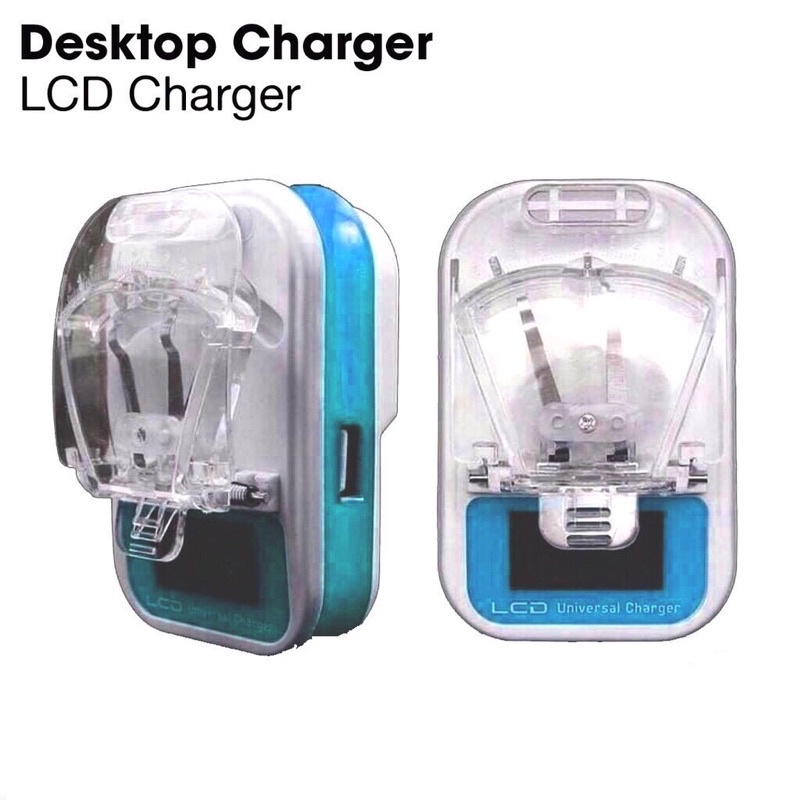 Dekstop Charger LCD - Charger Dekstop Universal /Desktop Charger LCD Charger Kodok Dekstop Lcd Universal