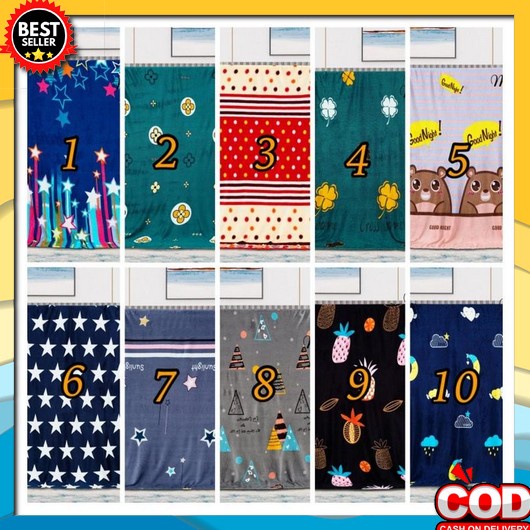 Selimut Balmut Aesthetic Slimut Bulu Tebal Karakter Polos Murah 150X200 180X200 Lembut ZS46 Selimut 