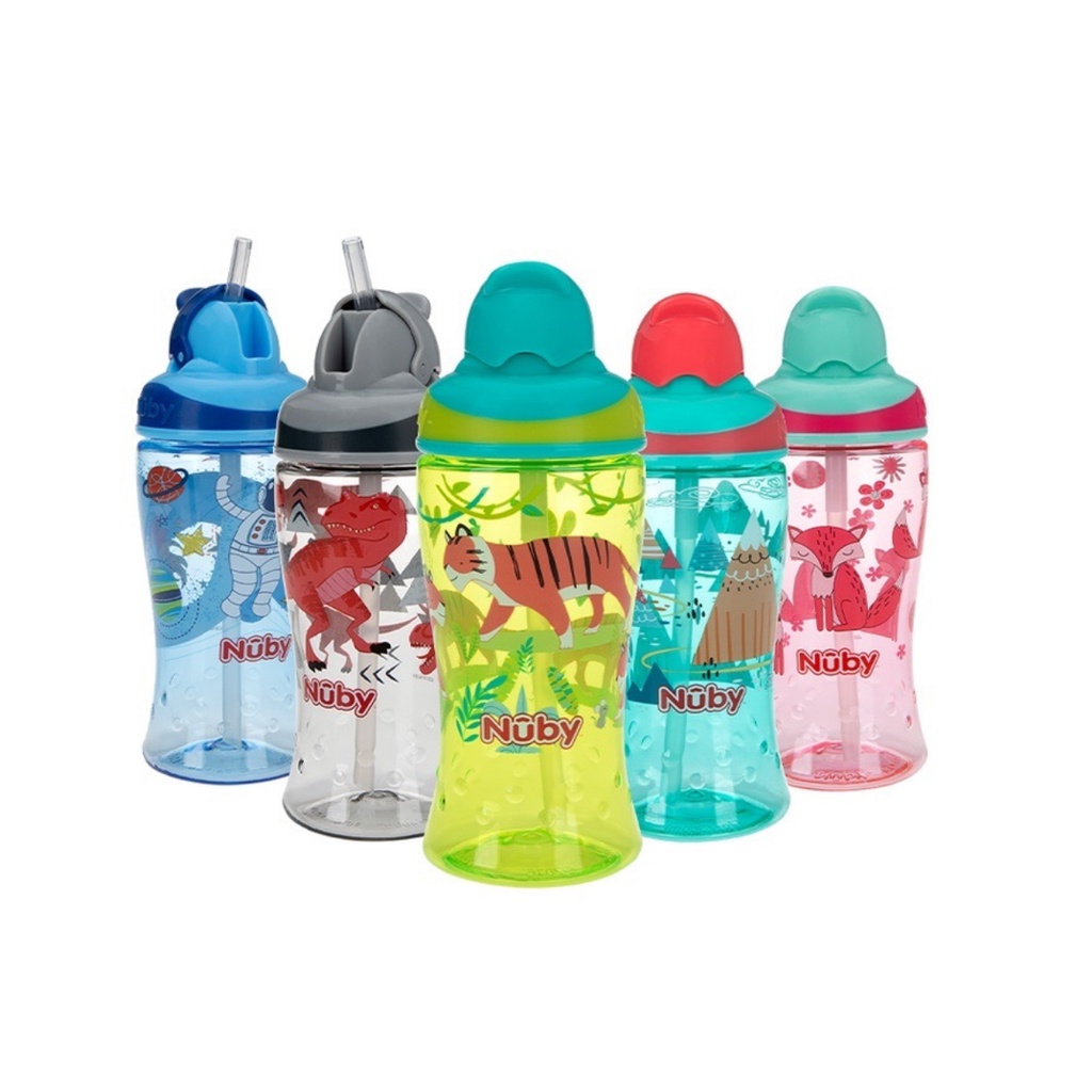 Nuby Sport Bottle New Print Botol Minum Anak 360ml