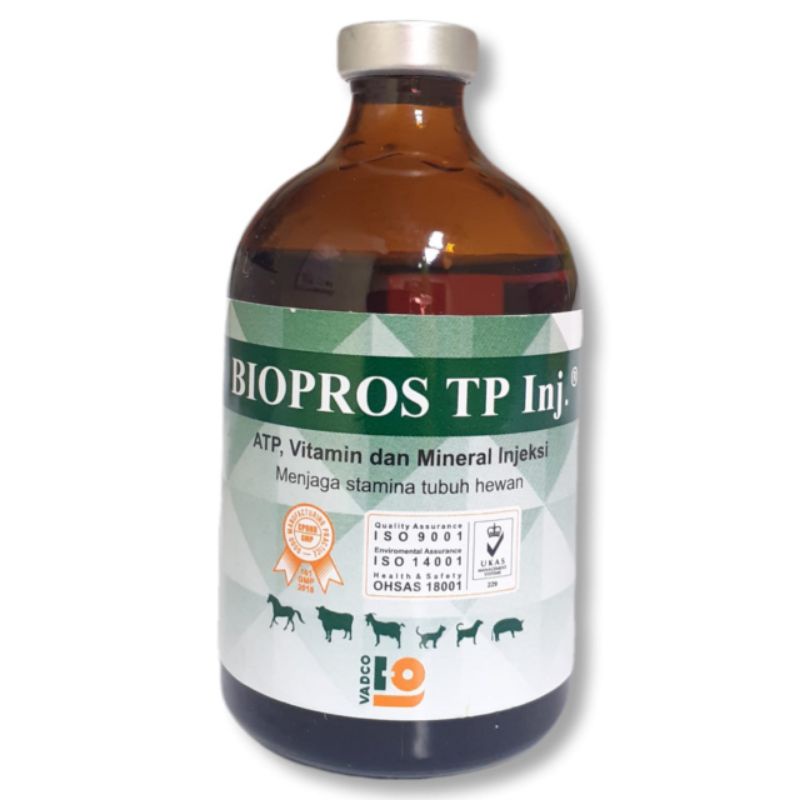 Biopros TP Inj 100Ml (ATP lebih tinggi)